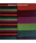 Scarf | NO. 1 | Elderberry + Cossack Green | Lambswool